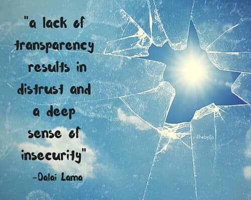 transparantie transparantie