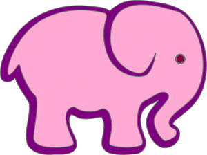 roze olifant