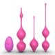 Vibrerende Kegelbal Set in roze