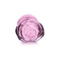 BOOTY SPARKS - Rose Glass Anaalplug Small 6 roze glazen plug